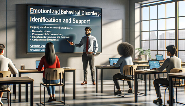 Emotional and Behavioral Disorders: Identification and Support